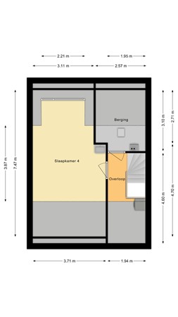 Floorplan - Merel 6, 2411 KN Bodegraven